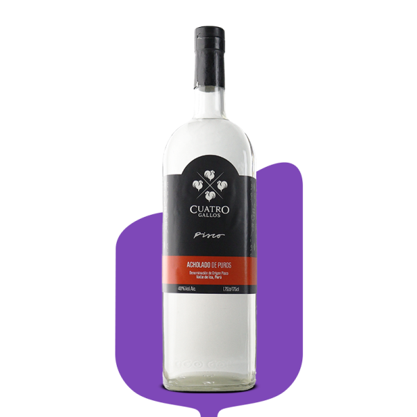 4 Gallos Puro Acholado x 1750ml